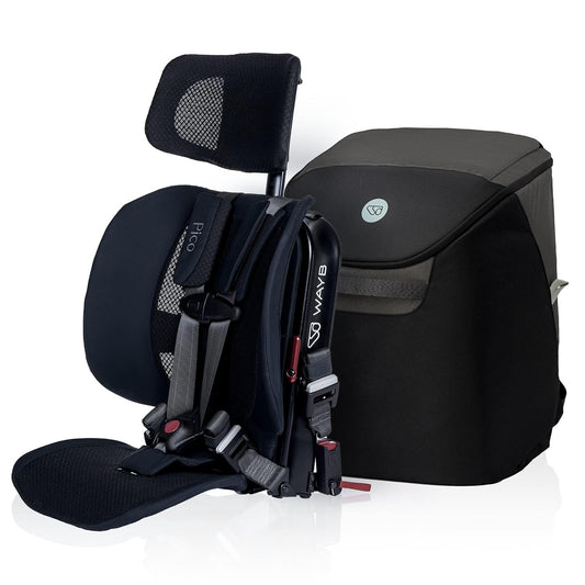 Wayb Pico Travel Car Seat with Premium Carrying Bag- Lightweight, Portable, Foldable