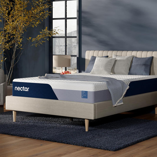 Nectar 12 Memory Foam Mattress, Queen, Medium Firm, 1-Year Trial