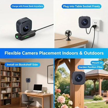 Wireless Mini Security Camera with 1080P HD and Night Vision