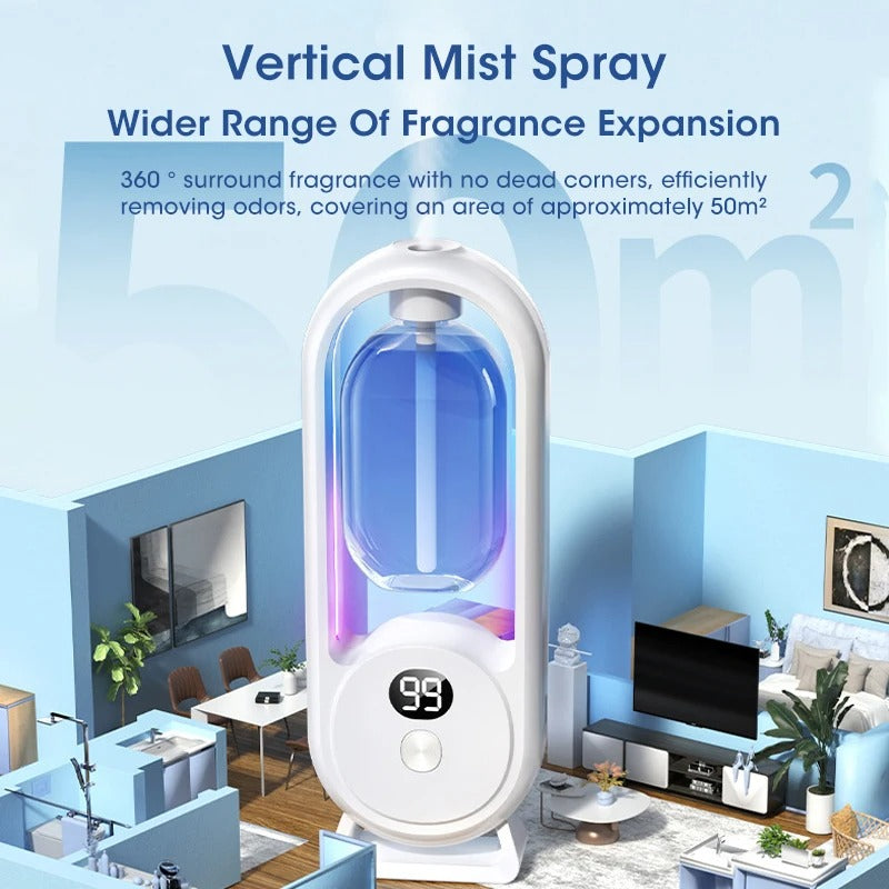 Smart Essential Oil Diffuser with Adjustable Speed